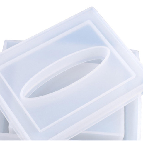 Diy Silicona Epoxi Resina Molde Tejido Caja Soporte Molde