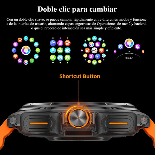 Reloj Inteligente Hombre Smart Watch Auriculares Dos En Uno