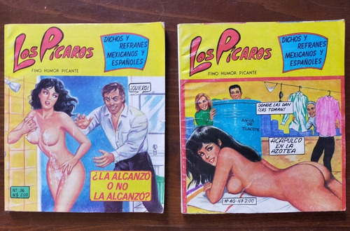 Los Picaros No.36 Y 40 Comics Editormex Año-1994