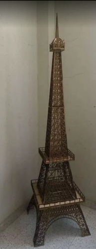 Torre Eiffel 3d Dos Metros De Altura