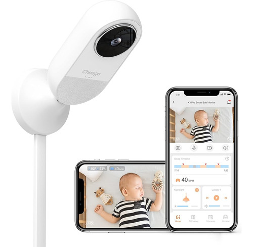 Monitor De Bebé Inteligente Cheego X3 Pro Con Seguimiento De
