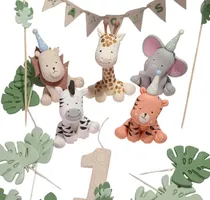 Comprar Adorno Torta Souvenirs Animales De La Selva Porcelana Fria