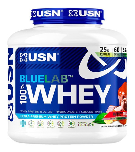 Proteina Blue Lab 100% Whey Usn 2 Kg (60 Serv)