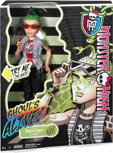 Monster High Deuce Gorgon, Nuevo En Caja Y Sellado