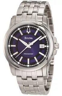 Reloj Bulova Precisionist Acero Inox Tablero Azul Hombre