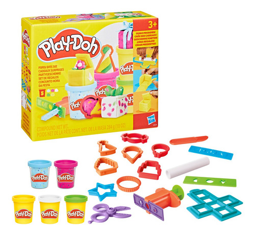 Set De Masa Moldeable Play-doh Crea Regalos De Juguete Multicolor