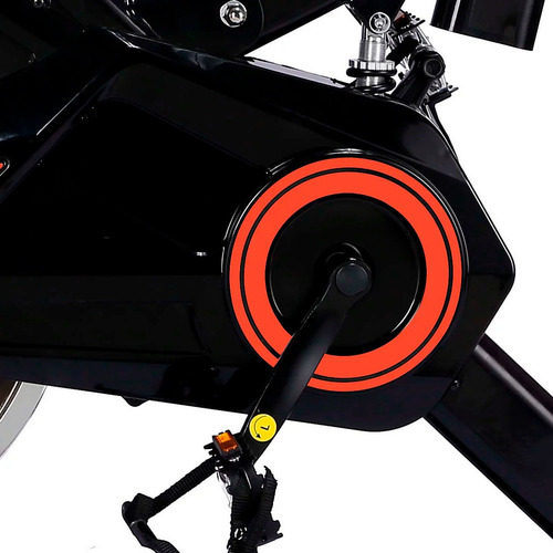 Imagem 3 de 4 de Bicicleta Spinning Freecycle 7800 - Preto E Laranja