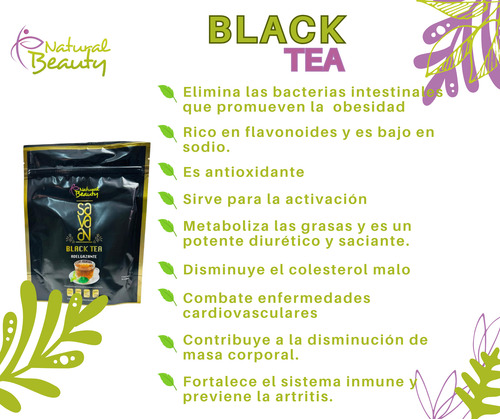 3 En 1 Detox + Black Tea | Controla El Apetito