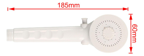 Shaoke Cabezal De Ducha De Ahorro De Agua Blanco