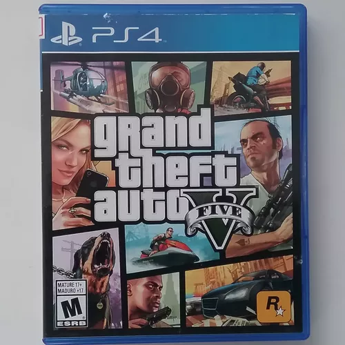 Jogo GTA 5 Premium Edition Mídia Física PS4 (Novo)