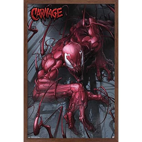 Póster De Pared De Comics Carnage, 22.375  X 34 , Vers...