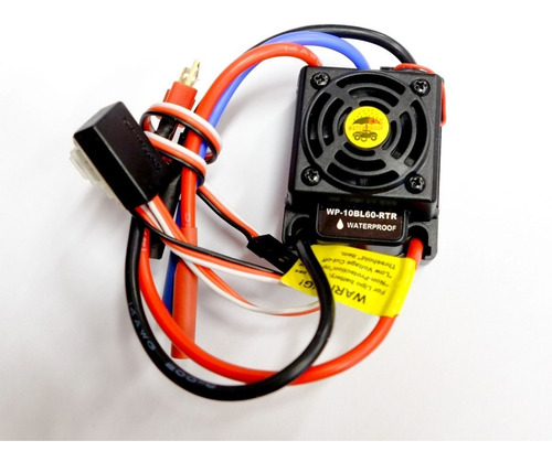 Imagen 2 de 4 de Variador Esc Speed Hobbywing Ezrun Wp-60a Autos Rc 1/10