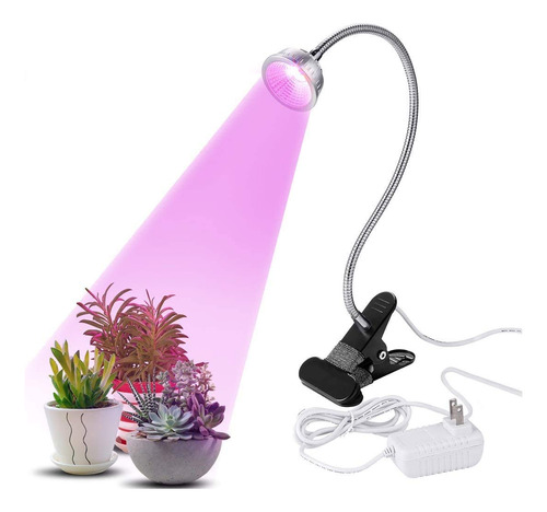 Lámpara De Escritorio Para Plantas 6w Cuello Flexible 360