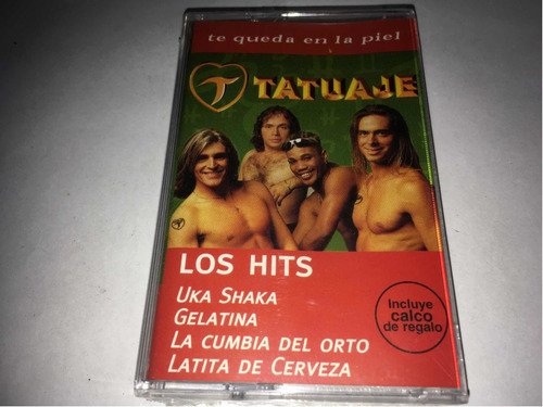 Tatuaje Los Hits Te Queda En La Piel Cassette Incluye Calco