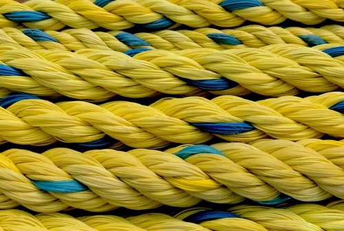 Cuerda Soga Sinerco Polipropileno 4mm 3/16 Rollo 10kg Color Amarillo