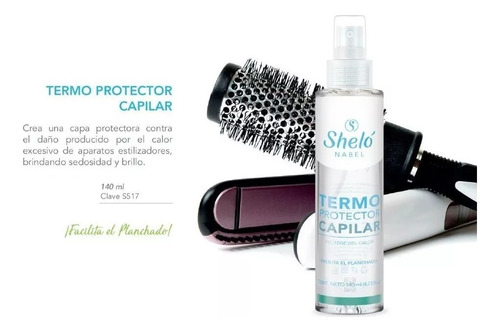 Kit 2 Termo Protector Capilar Para Cabello, Planchar O Rizar