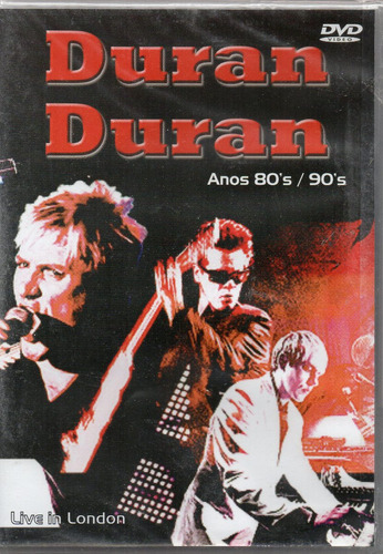 Dvd Duran Duran Anos 80's/90's Live In London 