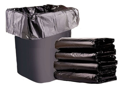 Bolsas Negras Basura Fuertes 40kilos C14  200lts 100unidad 