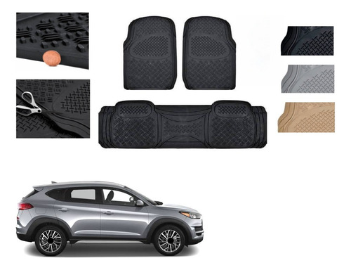 Tapetes Uso Rudo Hyundai Tucson 2018 Rubber Black Original