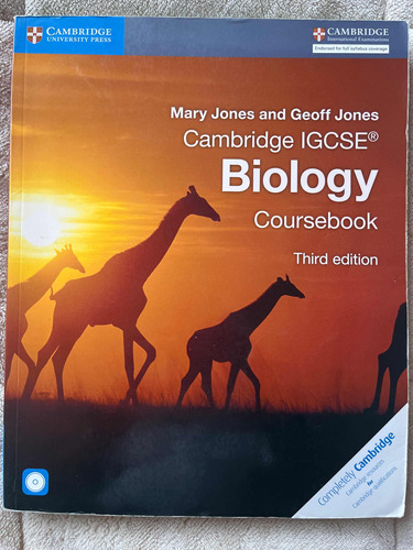 Libro Cambridge Igcse Biology Coursebook Third Edición