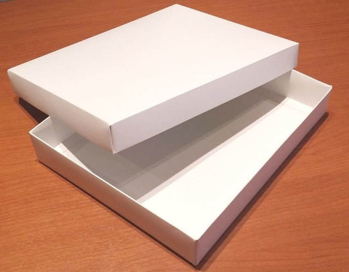 Caja De Cartulina Blanca Premium Ajuares Picadas-pack X20 Un