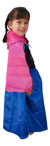Vestido Disfraz Princesa Para Niñas Anna Frozen 6