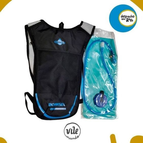 Imagem 2 de 7 de Kit Mochila Hidratação Impermeável 2l + 1 Oba Térmic Oferta