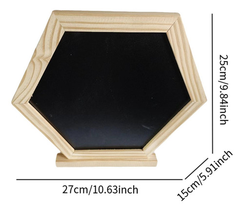 Placa De Exibição De Quadro Negro Pequeno De Mesa Com