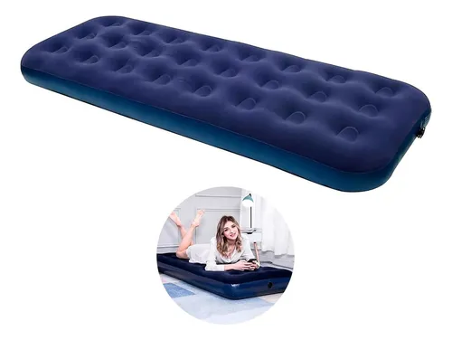 Colchón Inflable Individual Cama Aire Cómoda Resistente