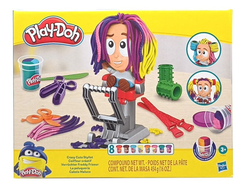 Play Doh La Peluqueria Cortes Divertidos Estilista 454g Hasb