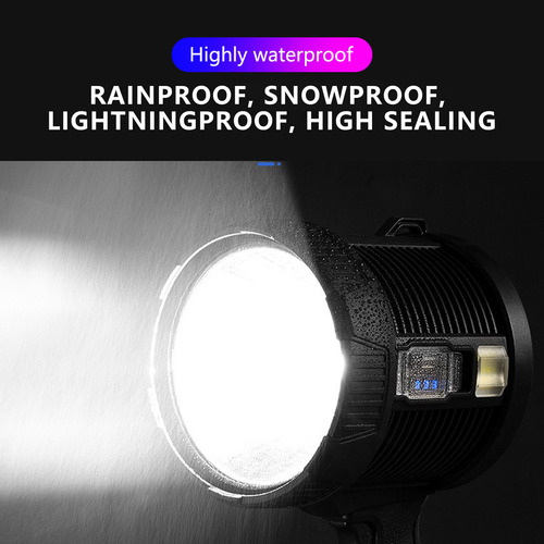 Lámpara Camping Linterna De Mano Recargable Luz Led Potente