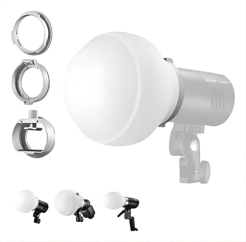 Kit De Domo Cúpula Difusora Godox Ml-cd15 Con 3 Adaptadores