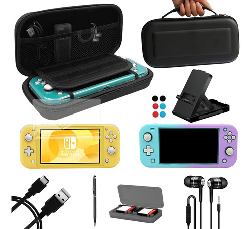 Ansippf Paquete De Accesorios Nintendo Switch Lite 9 En 1, .