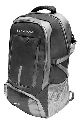 Mochila Camping 60 Lt Mochilero Porta Notebook Trekking Mesh