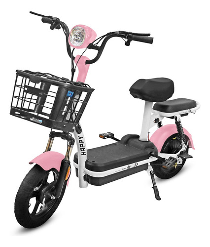 Bicicleta Eléctrica Kiwo Gye003, Color Rosa