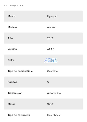 Hyundai Accent 1.6l 5 p