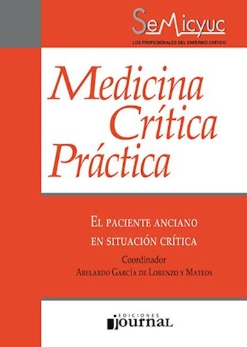 Medicina Critica Practica Paciente Anciano.garcía De Lorenzo