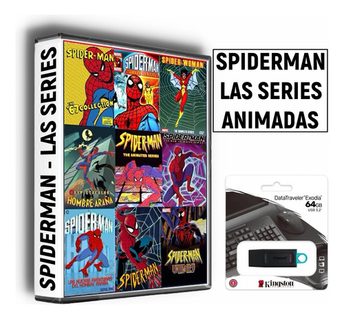 Series Animadas De Spiderman El Hombre Araña En Usb