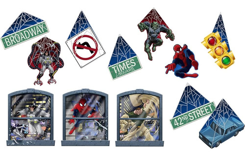 Spiderman Hero Kit De Decoración De Cumpleaños