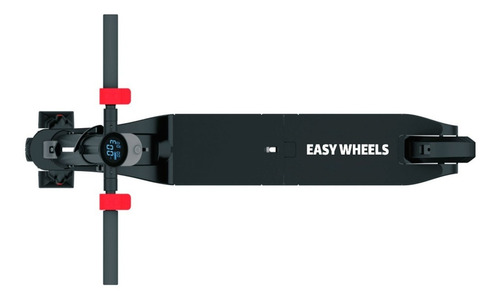 Patin Electrico Ultra Plegable - Scooter Recargable Color Negro
