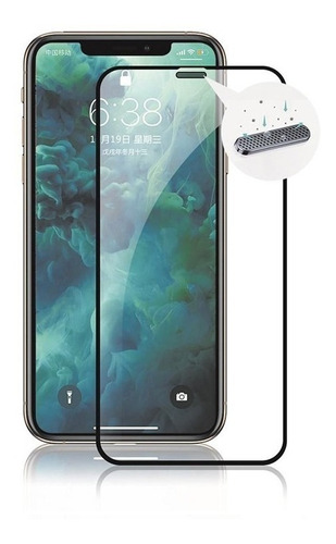 Vidrio Templado Full Cover Anti Polvo Para iPhone 11 Pro Max