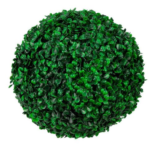 Esfera De Follaje Artificial Topiario Decoracion Verde 30 Cm