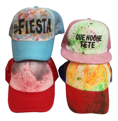 Promo Fiesta - Gorra Truckers Camionera - Estampado Gratis 