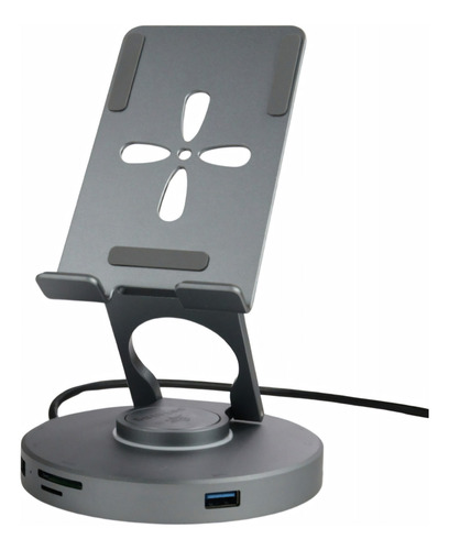 Suporte Multifuncional Para Smartphone E Tablet, Steam Deck Cor Prateado