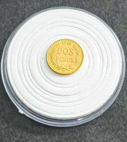 Moneda De Oro 2 Pesos 1945 (Usado)