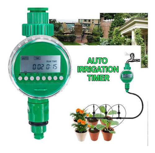 Programador De Riego Automatico Goteros Timer Aspersores Jar