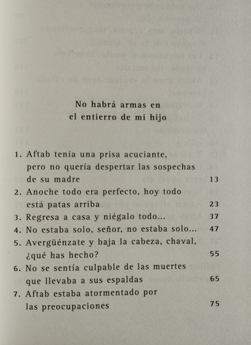 No Habrá Armas En El Entierro De Mi Hijo Paro Anand Libro P (Usado)