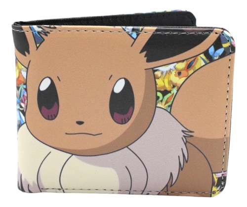 Cartera Negra De Eevee De Frente - Pokemon - Evoluciones