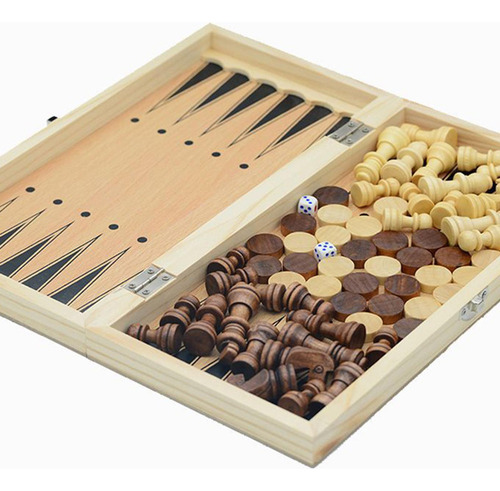 P Juego De Ajedrez 3 En 1, Tablero Plegable, Juguetes