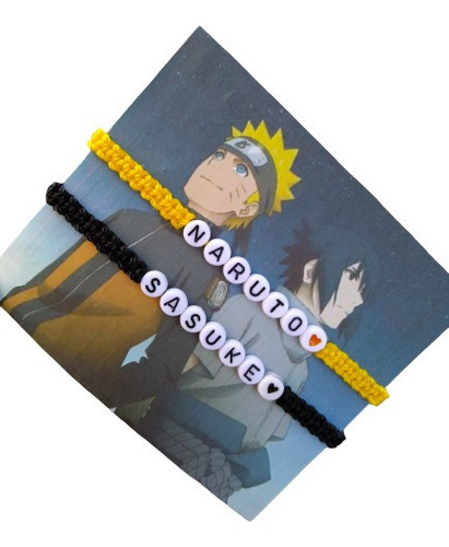 Pulseras Para Amistad Naruto Y Sasuke 